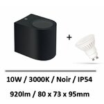 applique-led-noir-10W-GU10