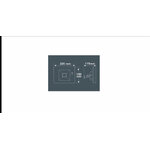projecteur-led-noir-ip65-avec-detecteur-ifr-et-telecommande-52w-l220-x-h150mm