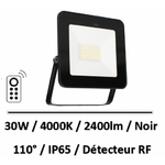 projecteur-led-noir-telecommande-30W-IP65