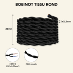 bobine-cable-electrique-torsade-tissu-noir-25-metres