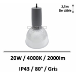 coupole-led-gris-20W-clareo