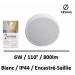 spot-les-saillie-encastre-led-blanc-xanlite-6W