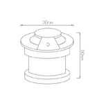 BEACON 2 vloerspot 5W COB Led 3000K 400lm IP67 - 2