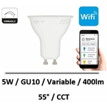 ampoule-led-GU10-5W-connectee-xanlite