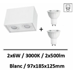 spot-led-saillie-blanc-GU10x2-spectrum