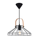 [204400018] Suspension série Fundi E27 Ø340 mm noire