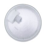 Aplique redondo plástico E27 60W 230V Blanco (1)