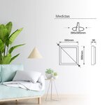 Panel empotrable LED Ubari 59,5x59,5cm 40W 4200K Negro (1)