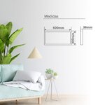 Panel superficie LED rectangular Kisongo 24W 4200K Negro