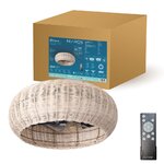 Ventilador techo Matera con mando 4xE27 Ø50 3 aspas DC Beige