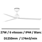 Ventilateur plafond extérieur ip44