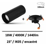 spot-led-noir-4000K-miidex-boutique