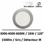 spot-led-saillie-encastre-gris-miidex-18W