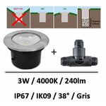 spot-led-encastre-sol-connecteur-T-miidex