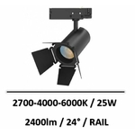 spot-led-rail-noir-25W