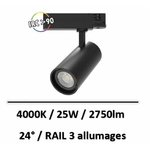 spot-led-noir-25W