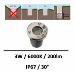 spot-led-3W-gri-IP67-Ledme