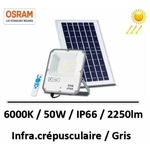projecteur-led-solaire-50W-gris-6000K