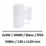 applique-led-blanche-ledme-2x3W