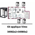 kit-applique-led-noir-kanlux