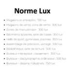 norme lux