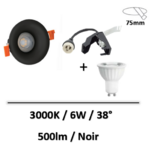 spot-led-noir-6W-3000K-spectrum