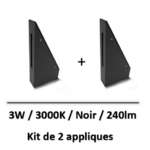 applique-led-noir-miidex-3W