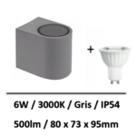 applique-led-6W-spectrum-gris