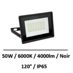 projecteeur-led-50W-noir-6000K-spectrum