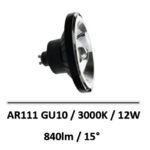 AR1116gU10-15°-led-12W
