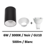 spot-led-saillie-blanc-6W-3000K