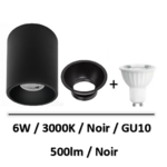 spot-led-saillie-noire-spectrum-6W-comptoir