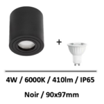 spot-led-saillie-noir-spectrum-4W
