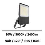 projecteur-led-lited-20W-noir