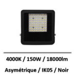 projecteur-led-asymetrique-miidex-noir-150W