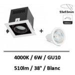 spot-led-encastre-4000K-magasin-6W