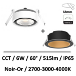 spot-led-basse-luminance-noir-or-miidex-6W