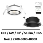 spot-ledbasse-luminance-miidex-6W-noir