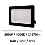 prjecteur-led-noir-tibelec-200W