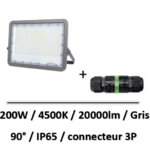 projecteur-led-gris-puissant-200W