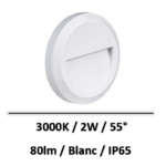 applique-led-escalier-blanc-2W
