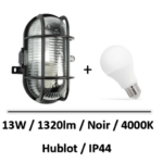 hublot-led-noit-tibelec-13W-grille-IP44
