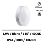 hublot-led-12W-be-led-blanc
