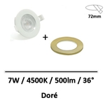 spot-led-7W-dore-45000K
