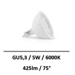 ampoule-ledGU5,3-5W-6000K