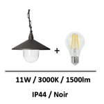 suspension-led-gris-11W