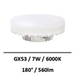 ampoule-ledGX53-6000K-7W
