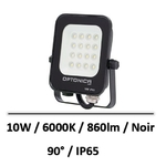 projecteur-led-10W-noir-optonica-pas-cher