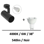 spot-led-saillie-noir-orientable-6W