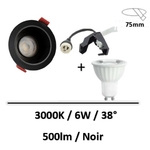 spot-led-basse-luminance-noir-led-6W